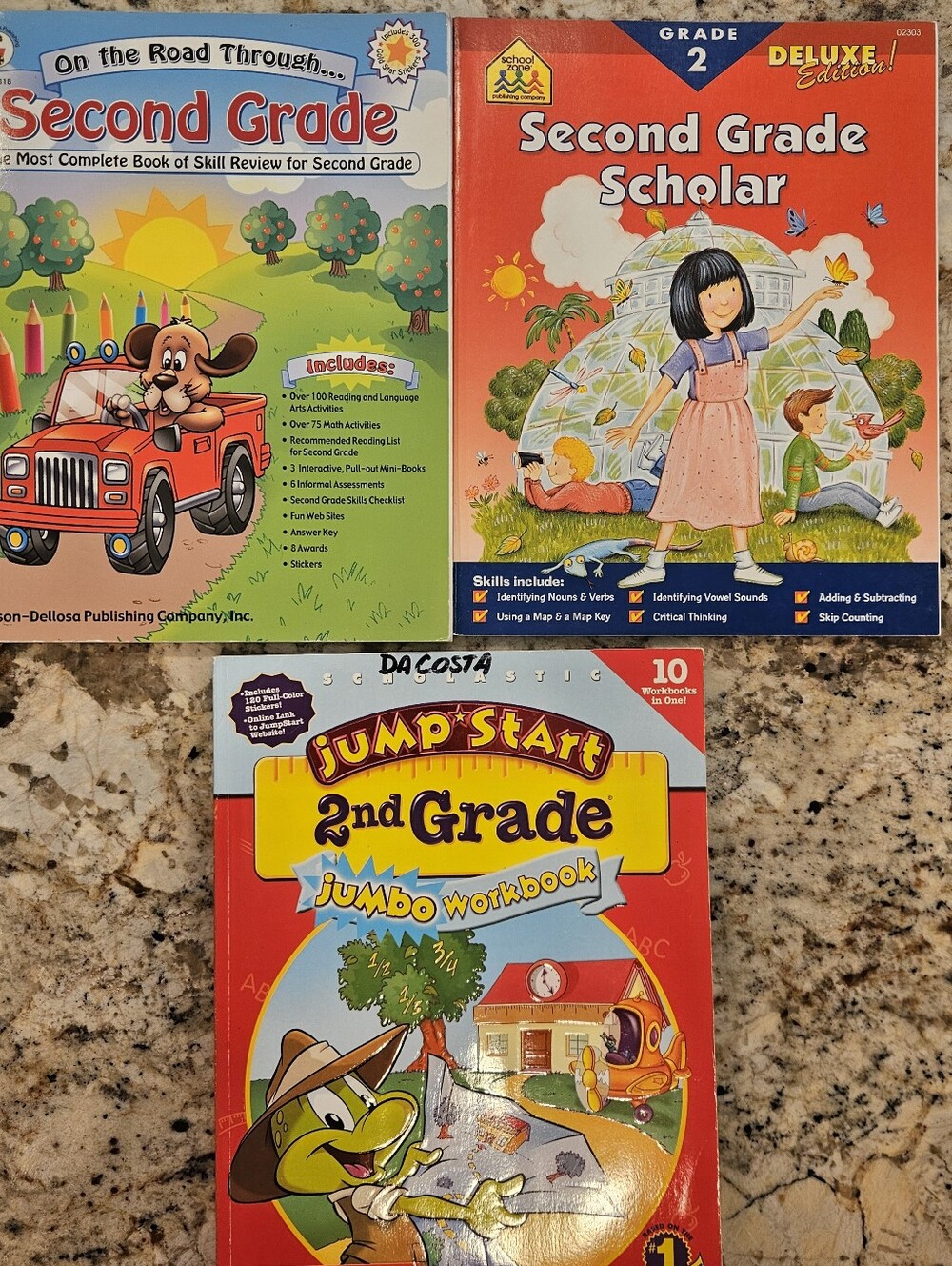 Skill Review Workbooks For Second Grade Reading Mathematics Phonics Classroom